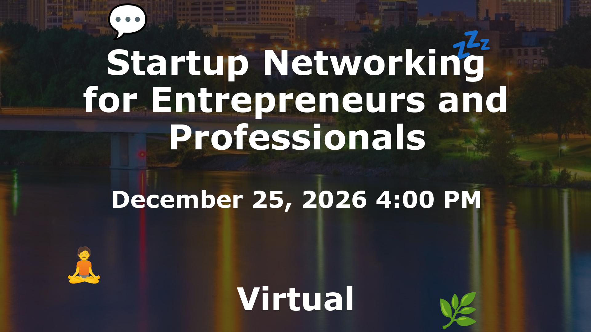 Startup Networking for Entrepreneurs and Professionals event image